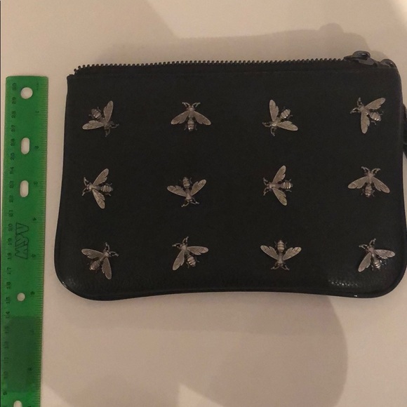 Black leather clutch - Picture 5 of 5